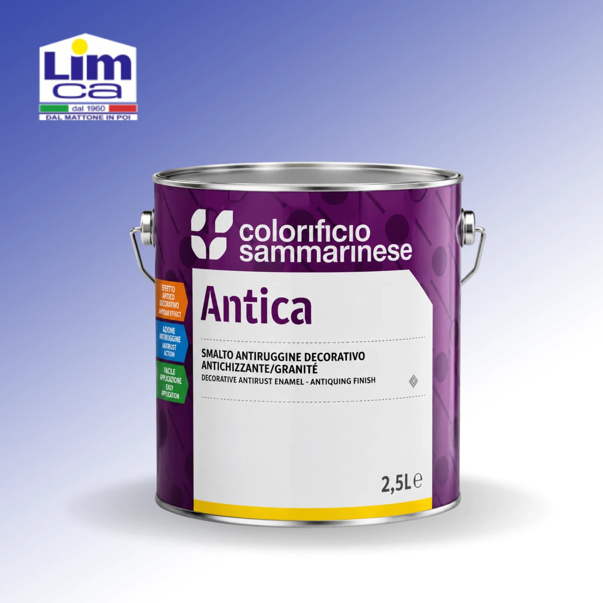 ANTICA - Smalto antiruggine ferromicaceo