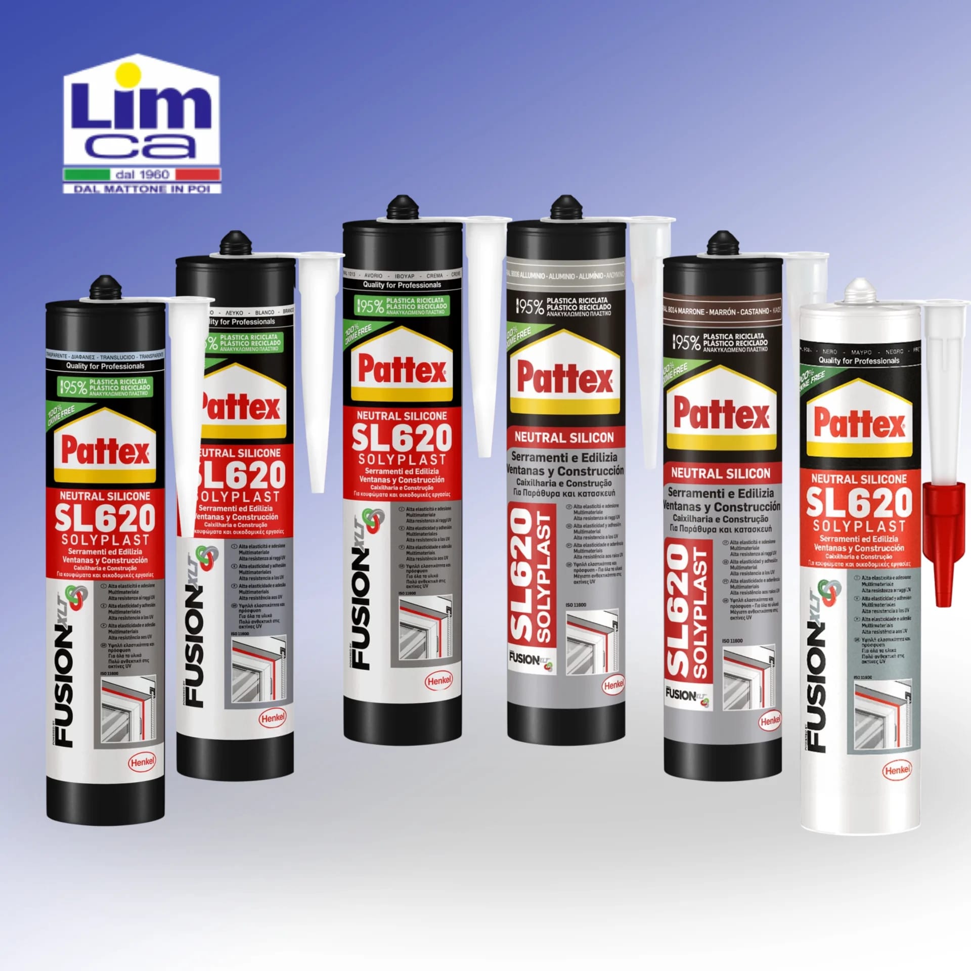 PATTEX SL 620 - Sigillante neutro per serramenti ed edilizia
