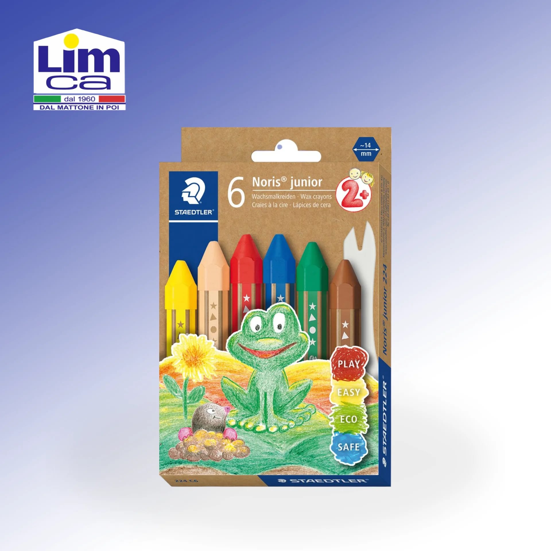 PASTELLI A CERA NORIS JUNIOR - Confezione linea Staedtler Noris Junior