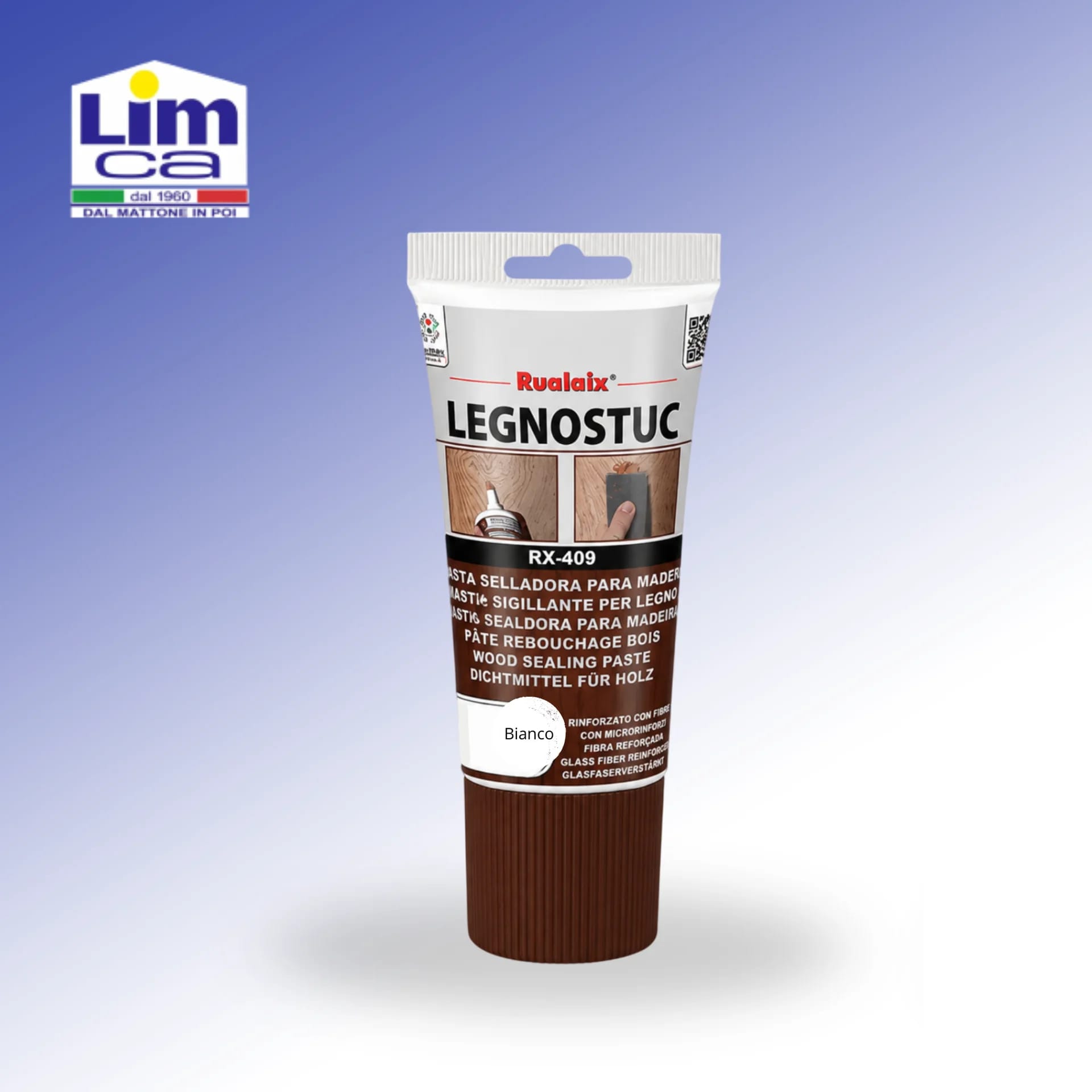 RUALAIX LEGNOSTUC RX409 - Stucco in pasta microfibrato interno ed esterno per legno