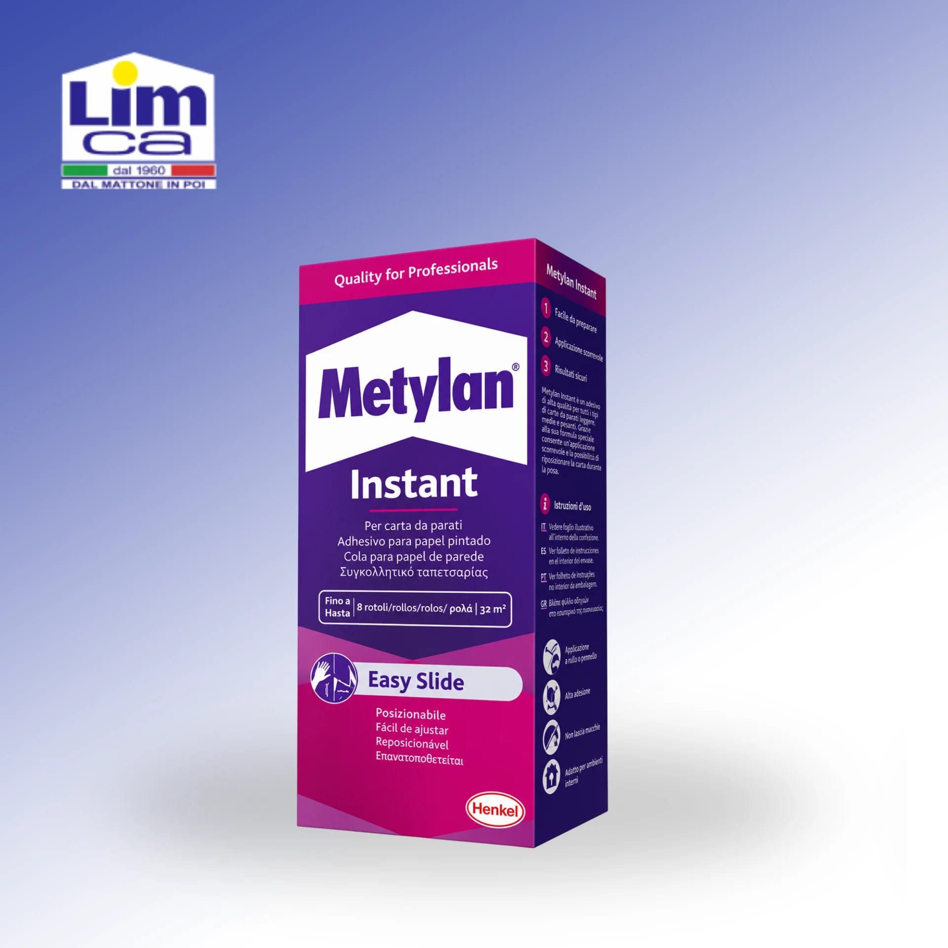 METYLAN ISTANT - Adesivo in polvere per parati e TNT