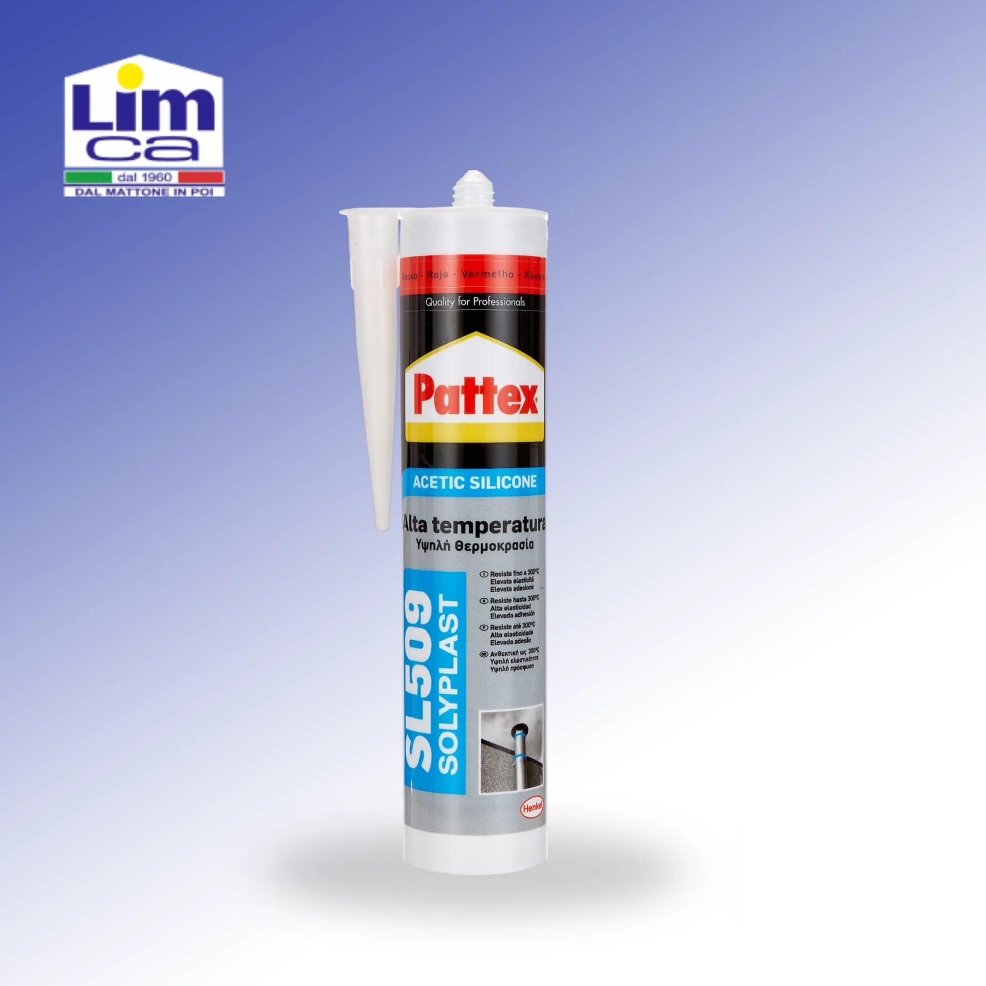 PATTEX SL 509 - Silicone resistente ad alte temperature