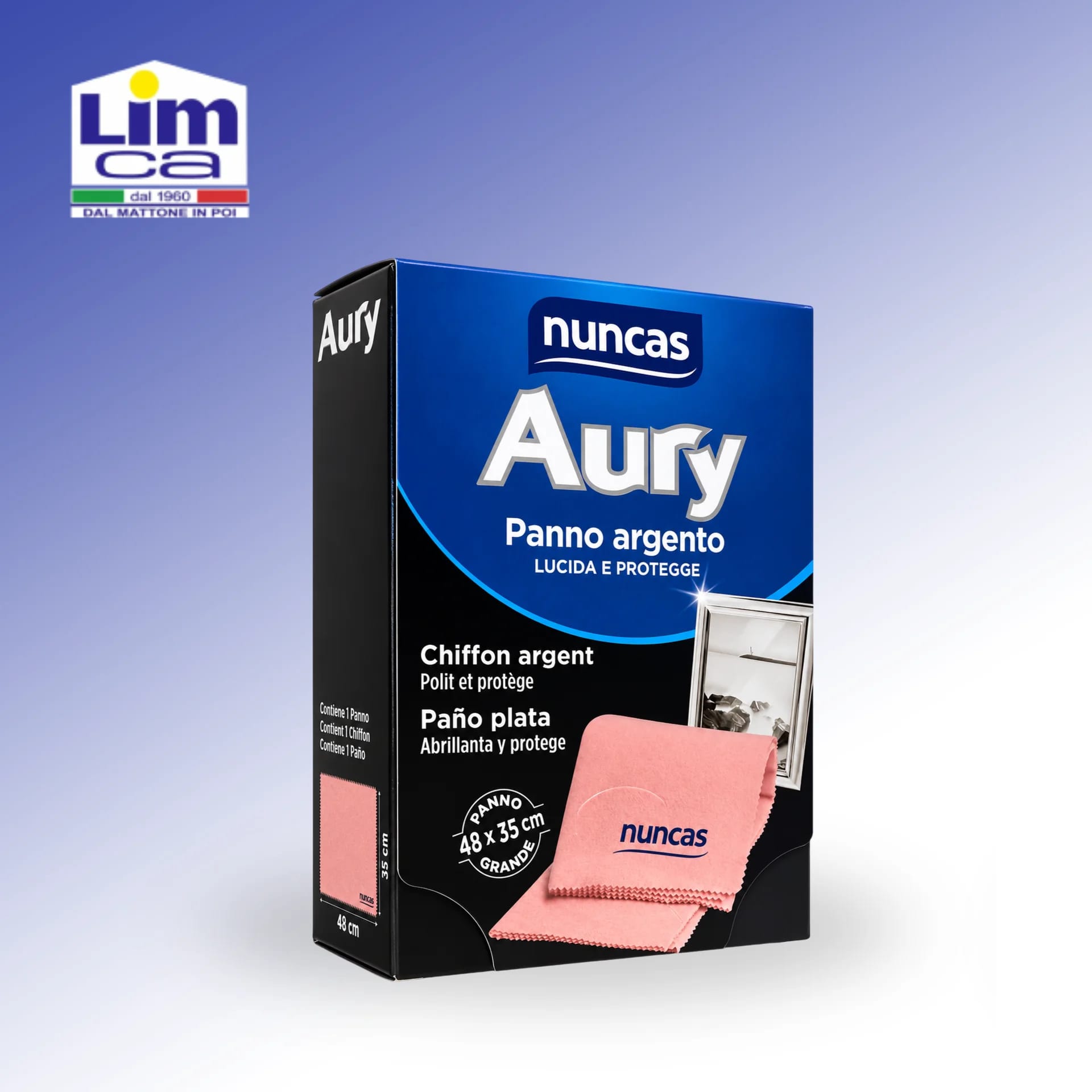 NUNCAS AURY PANNO LUCIDANTE – Panno per Argento e Silver Plate