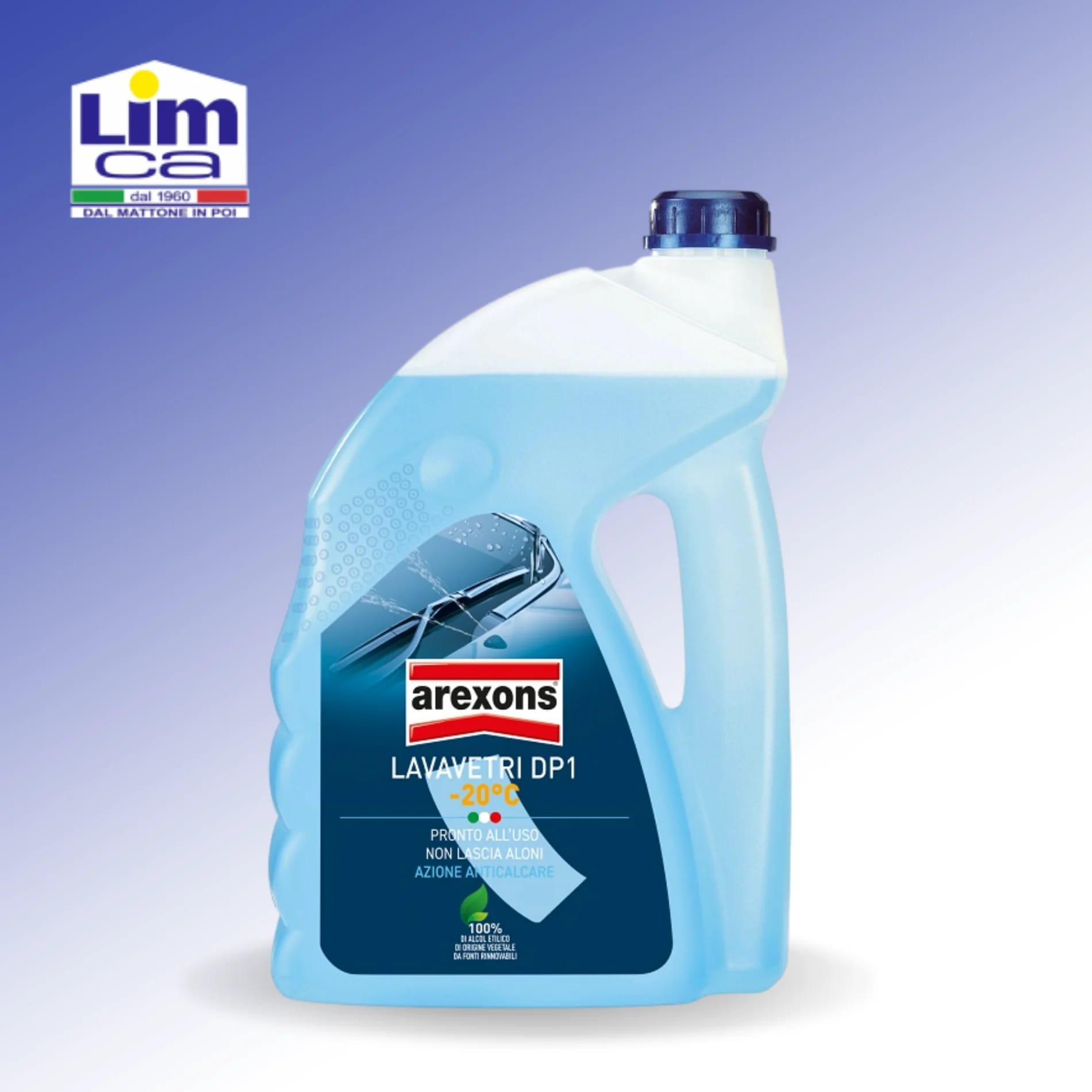 LIQUIDO LAVAVETRI DP1 -20° PRONTO USO 4,5 LT - Detergente antigelo