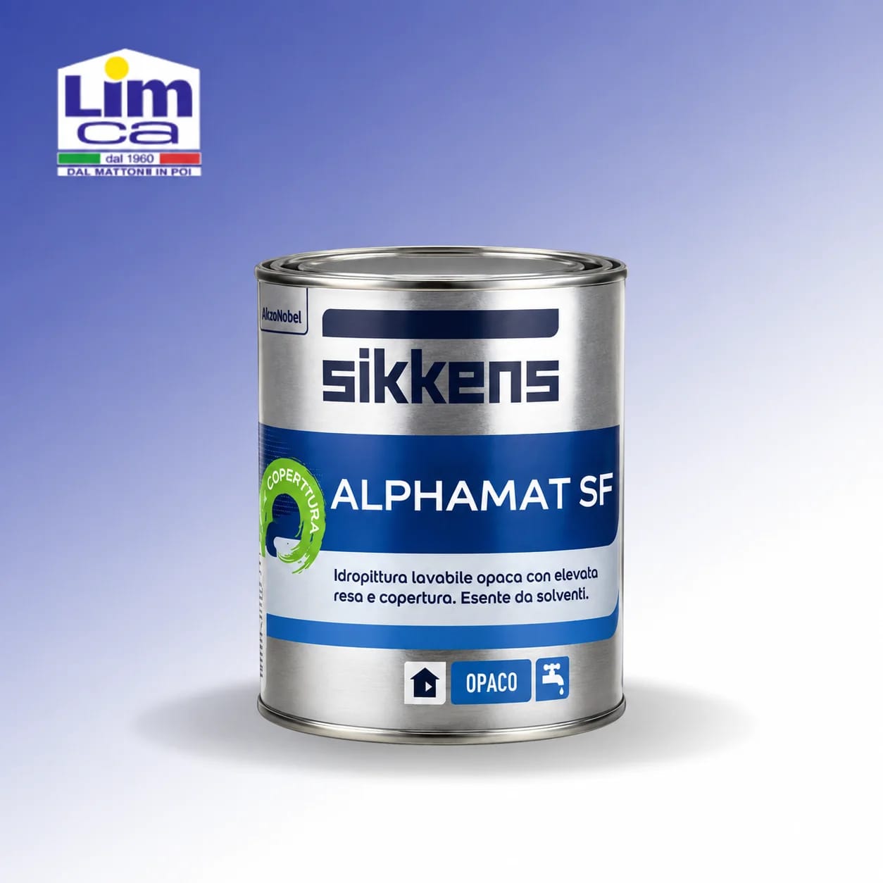 ALPHAMAT SF- Idropittura murale lavabile opaca interni