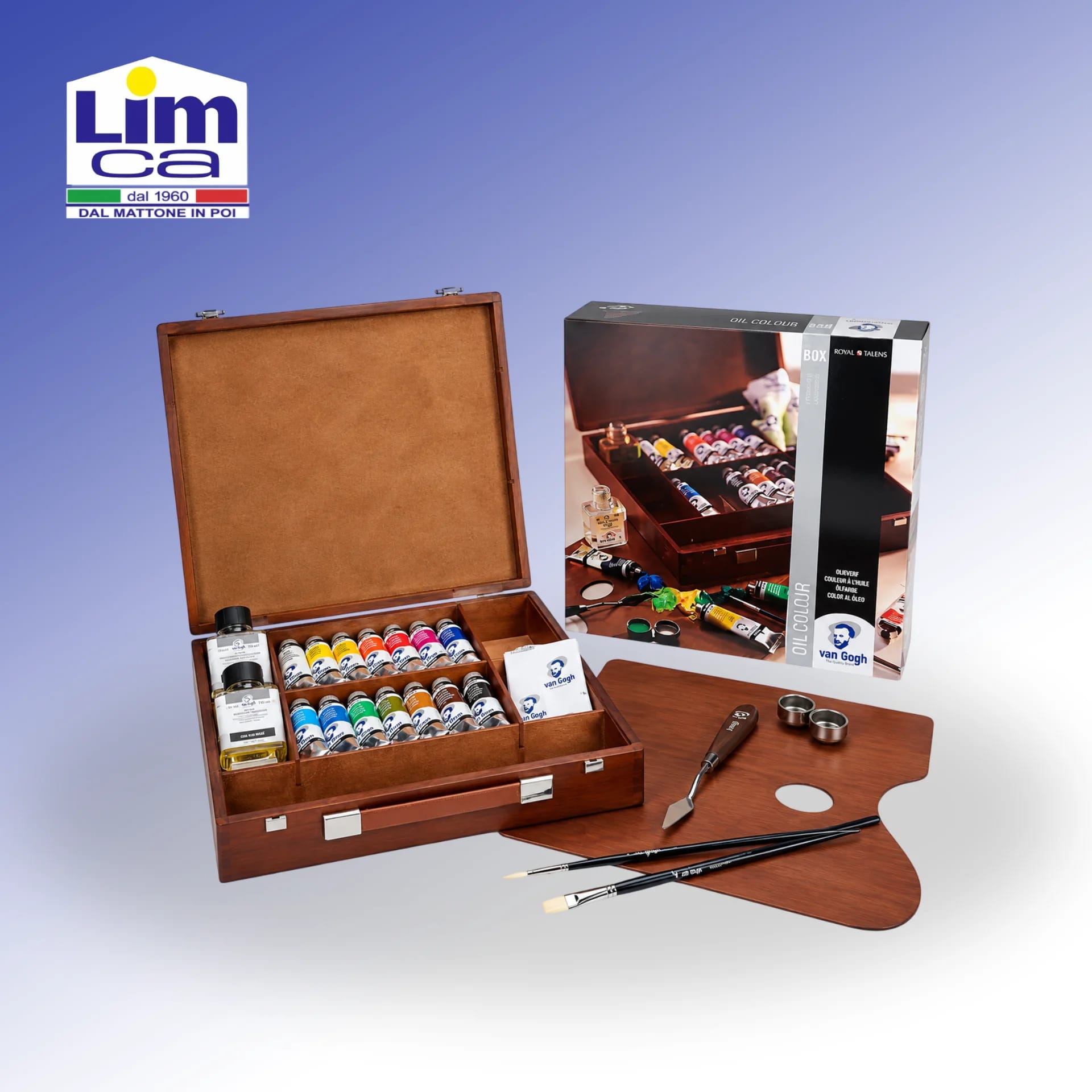 INSPIRATION BOX VAN GOGH COLORE OLIO – Set Colori a Olio per Belle Arti