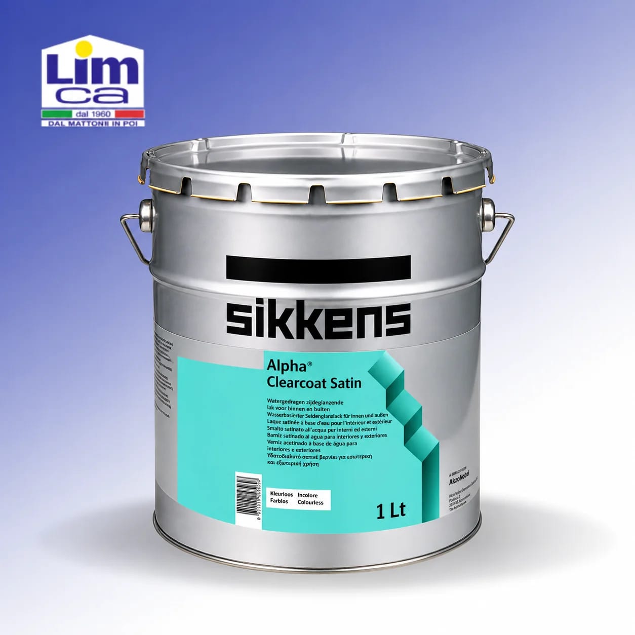 ALPHA CLEARCOAT SATIN - Finitura protettiva incolore e satinata