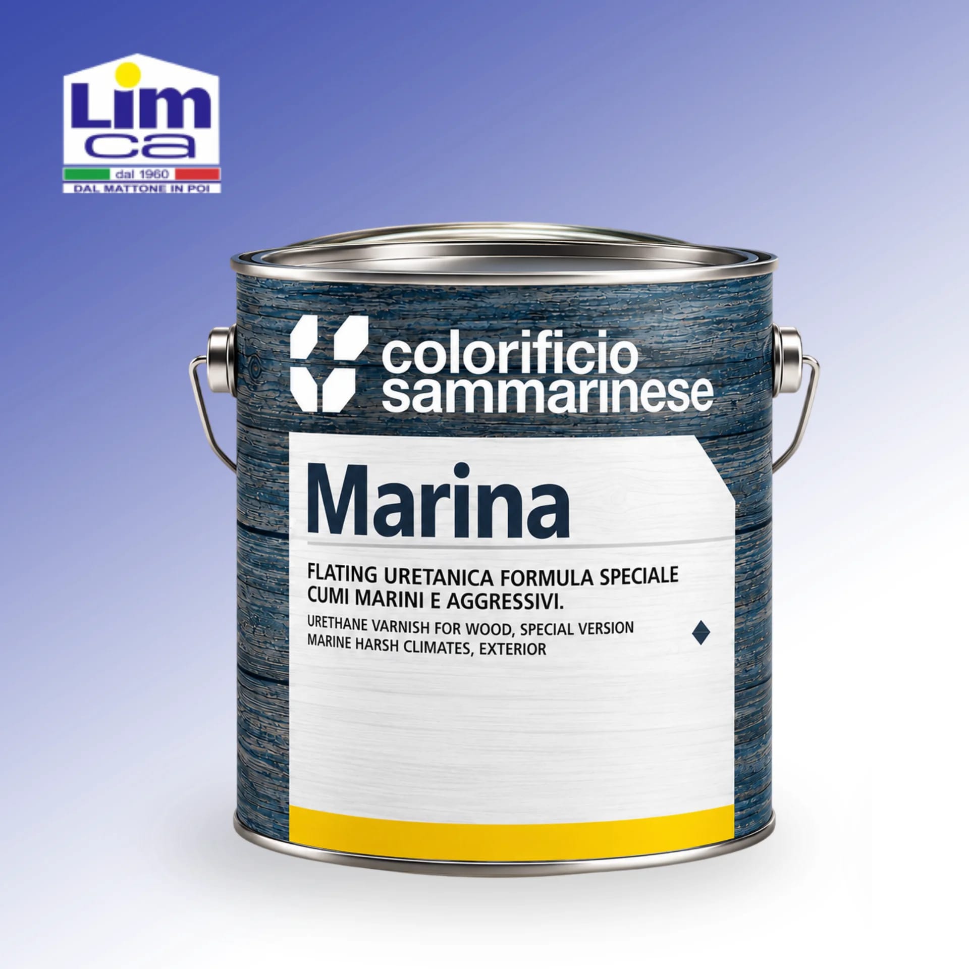 FLATTING MARINA LUCIDA - Vernice trasparente per legno