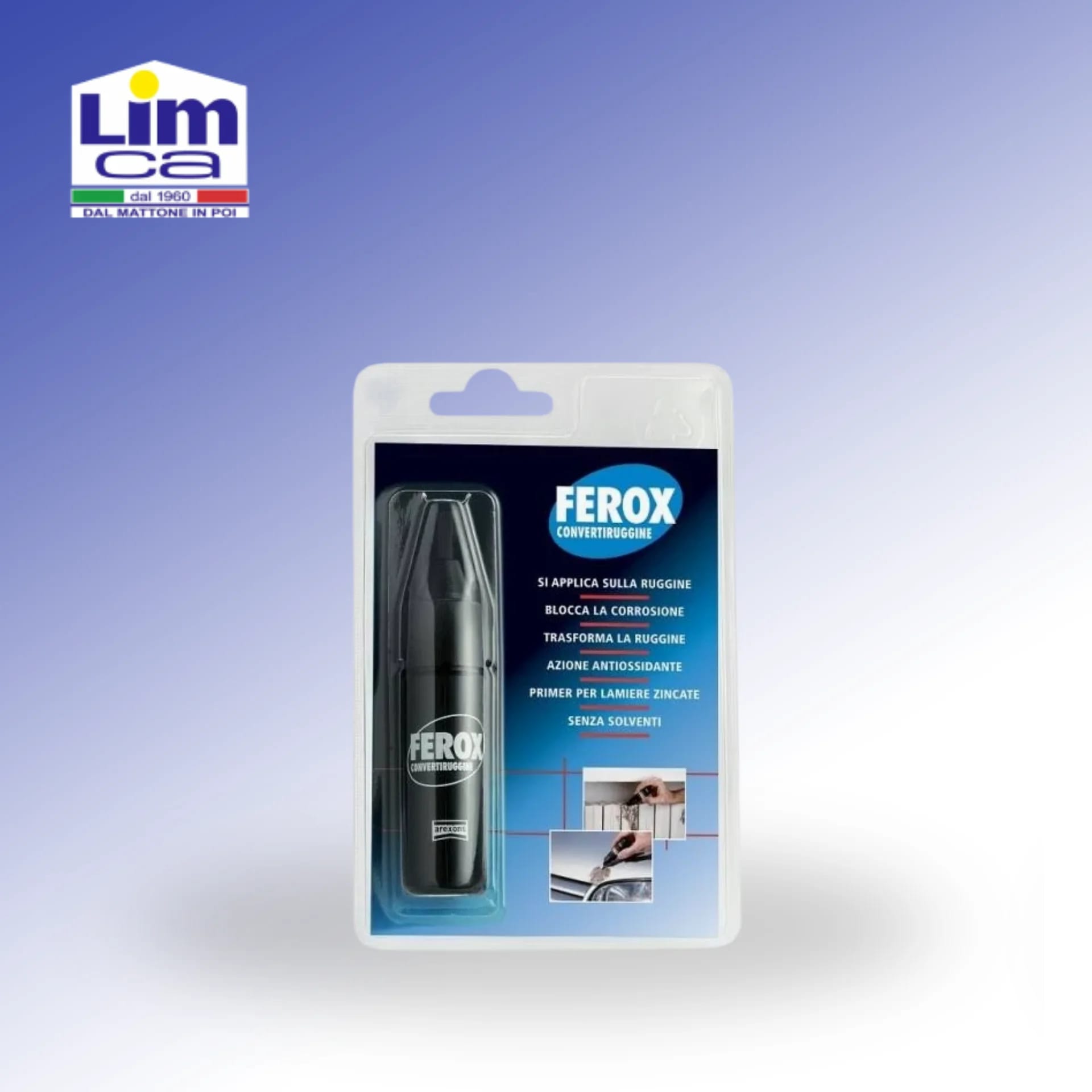 FEROX IL CONVERTIRUGGINE - Arresta la corrosione e protegge