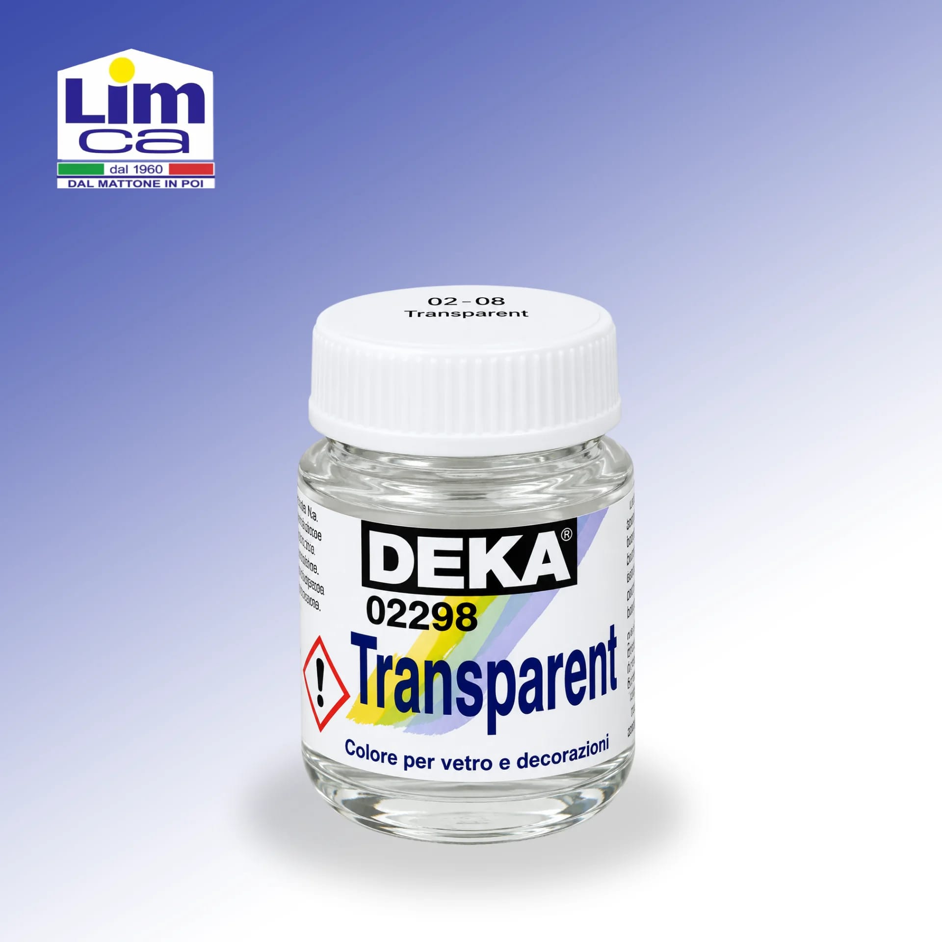 DEKA Transparent – Colore Trasparente per Vetro e Decorazione 25 ml