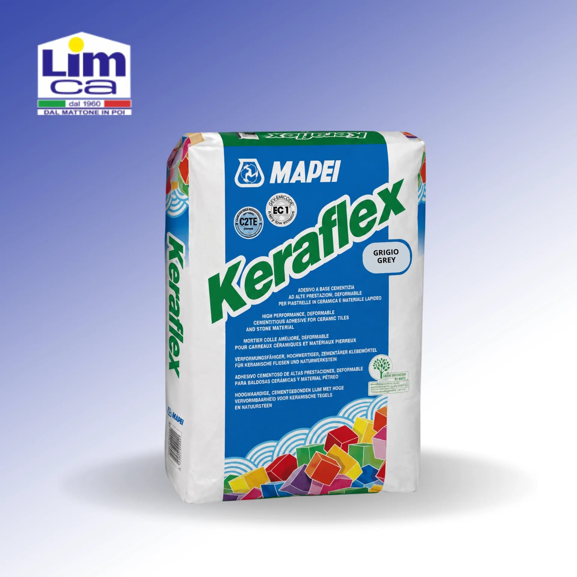 KERAFLEX - Adesivo in polvere cementizio per piastrelle