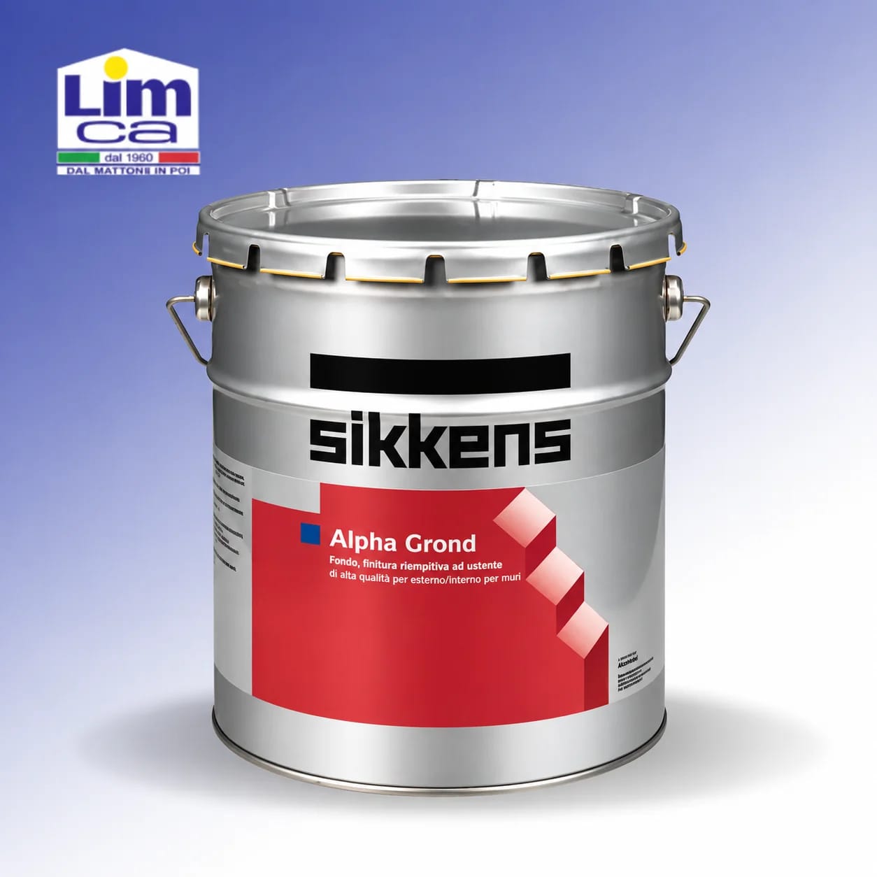 ALPHA GROND - Fondo a solvente per muri interni ed esterni 5 lt