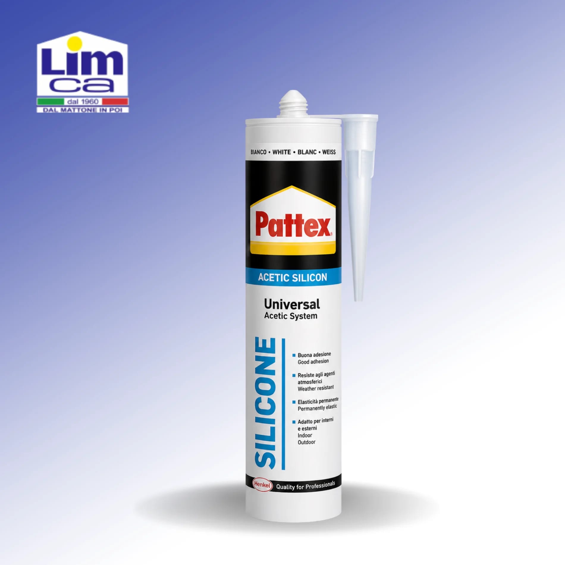 PATTEX SILICON 5 - Silicone acetico universale per sanitari