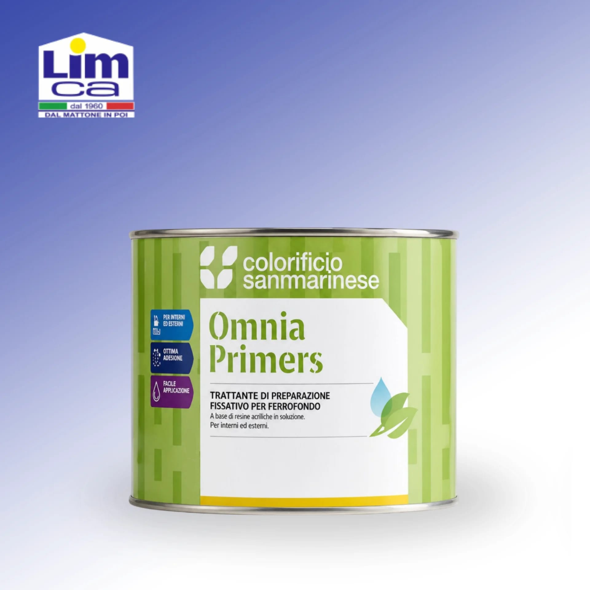 OMNIA PRIMERS - Fondo all'acqua riempitivo legno, ferro, muratura