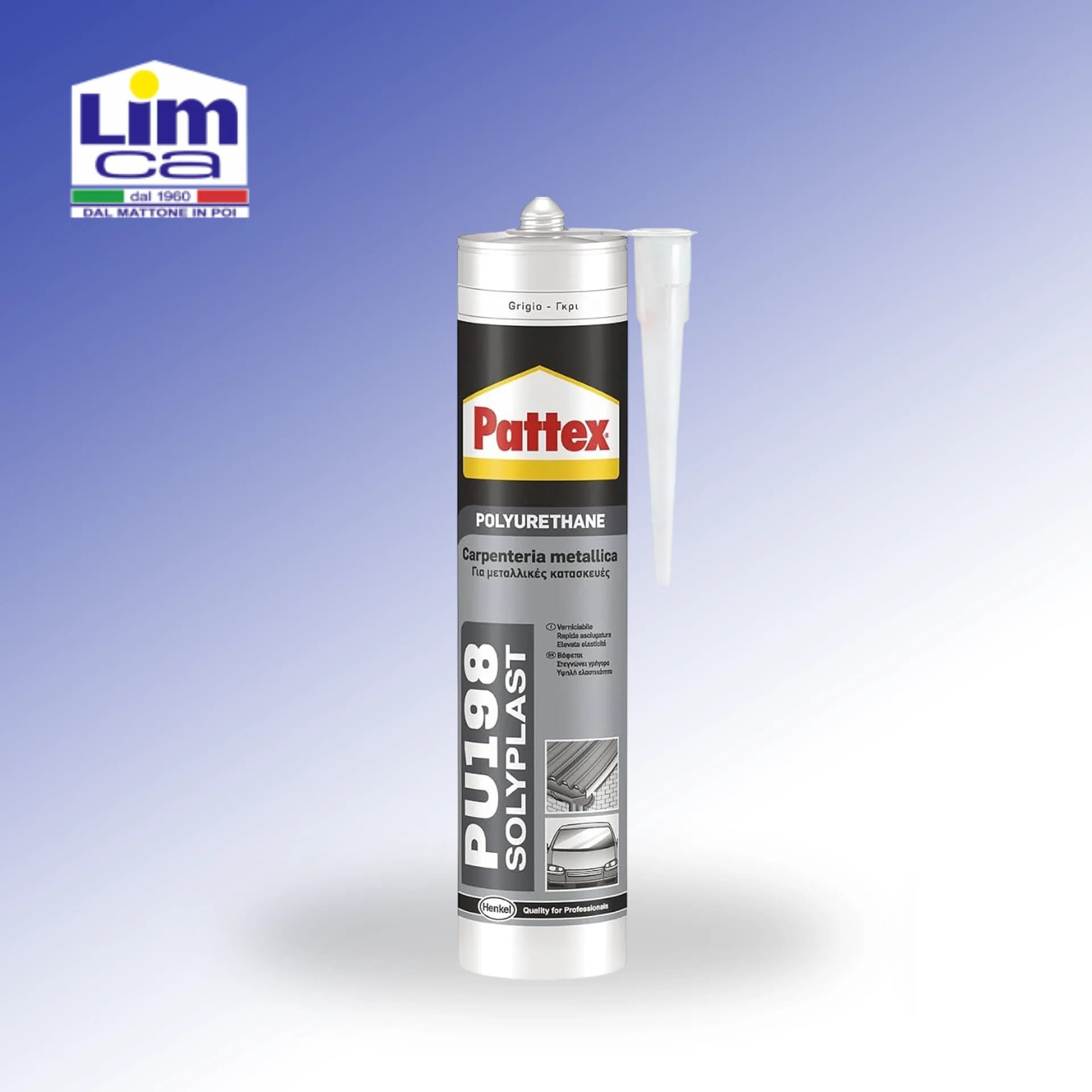 PATTEX PU 198 - Sigillante per ferro