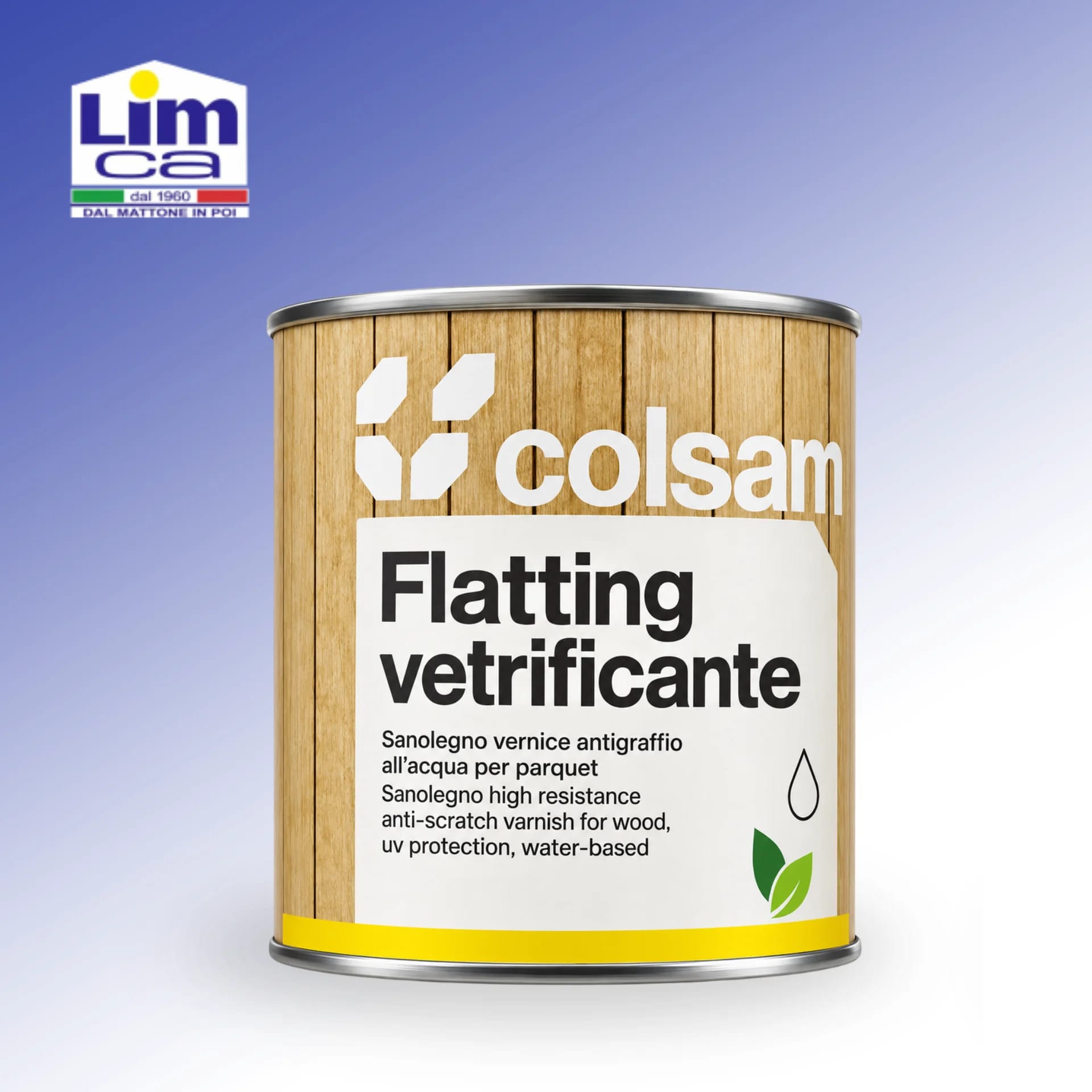 SANOLEGNO PARQUET LUCIDA - Vernice all'acqua trasparente per parquet
