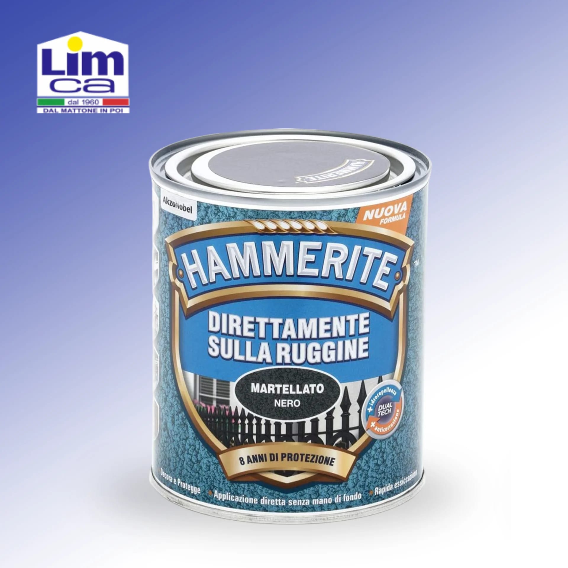 HAMMERITE MARTELLATO - Smalto antiruggine decorativo effetto martellato