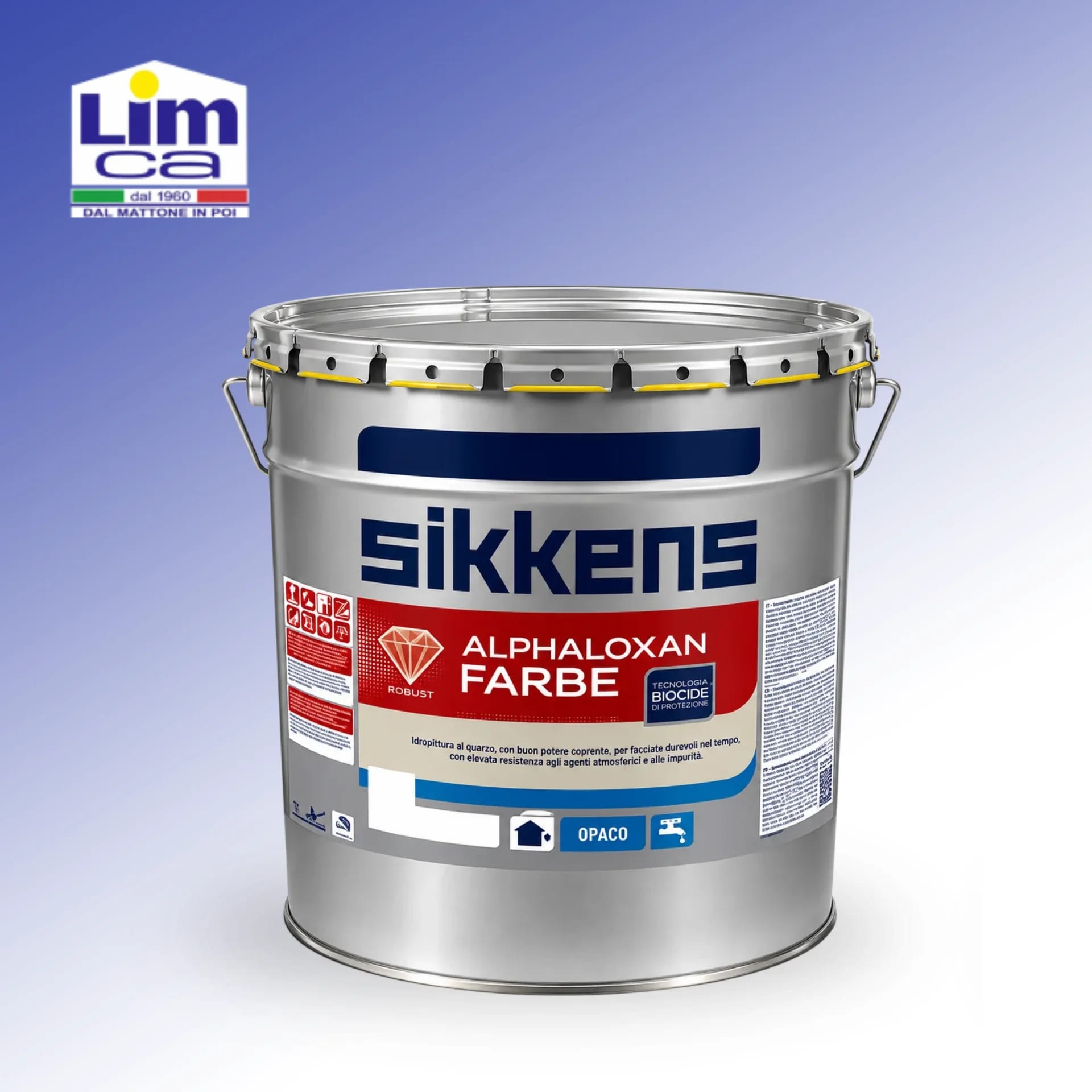 ALPHALOXAN FARBE - Idropittura silossanica opaca per facciate