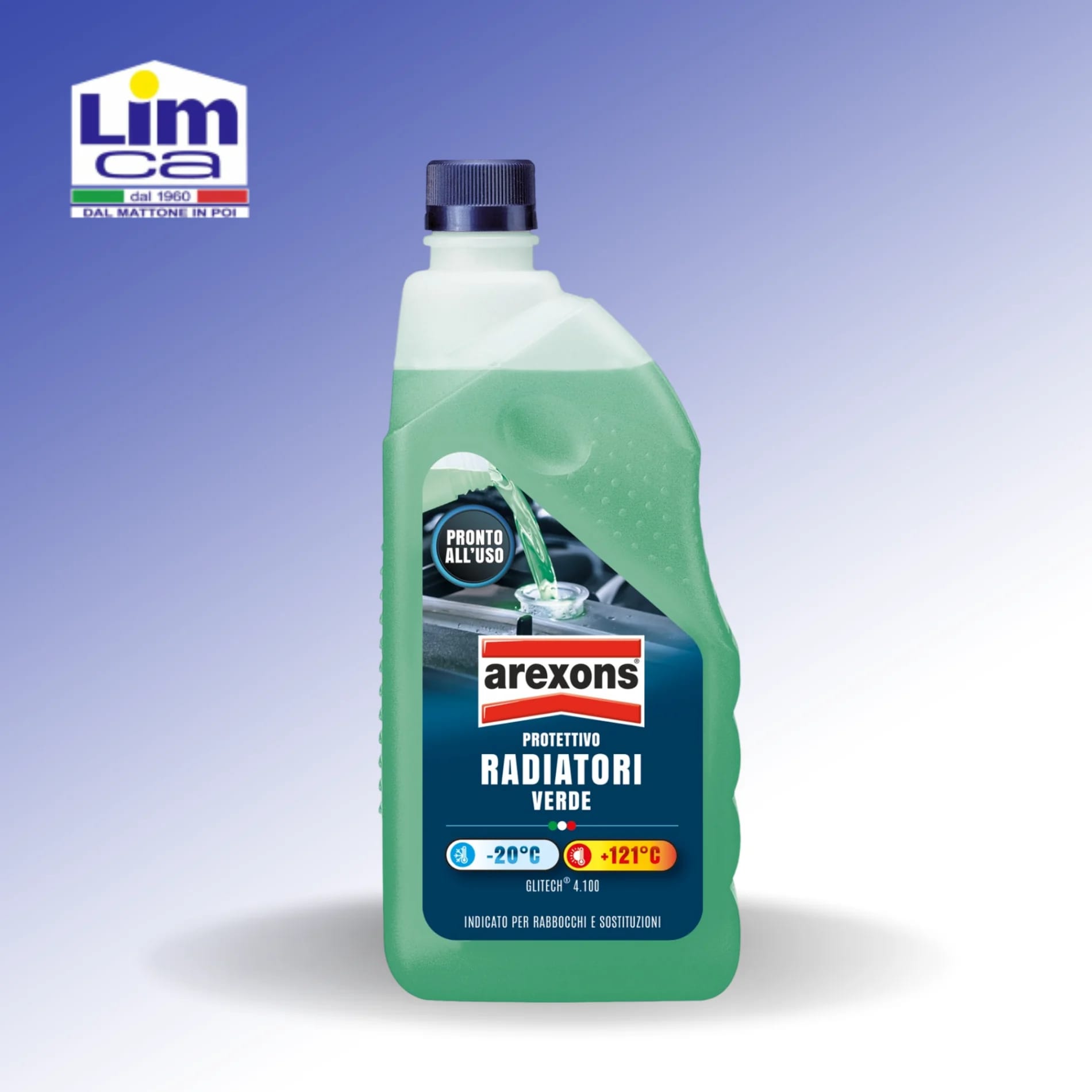 PROTETTIVO RADIATORI VERDE -20°C - Liquido refrigerante pronto all'uso
