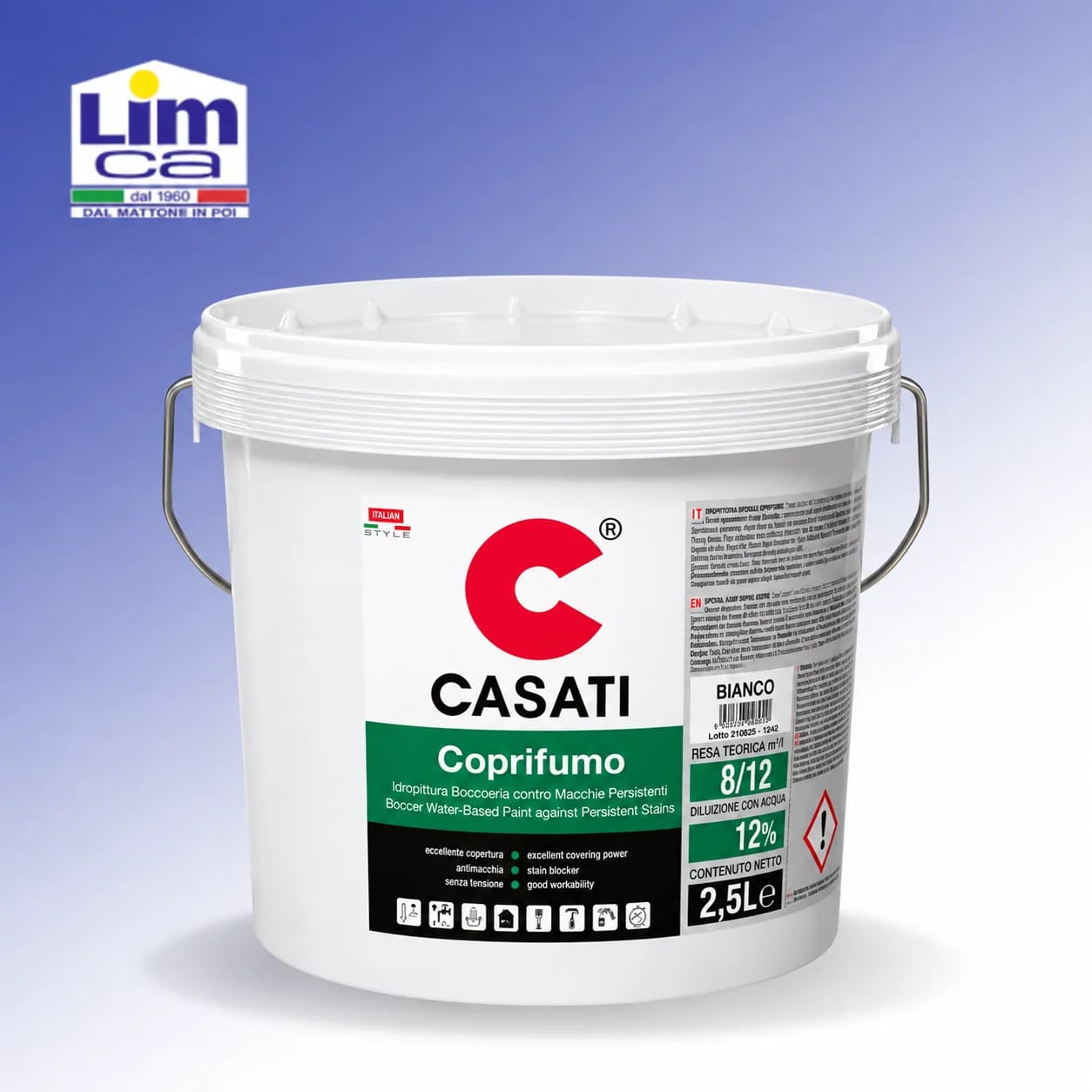 CASATI COPRIFUMO 2,5 LT - Pittura speciale all'acqua