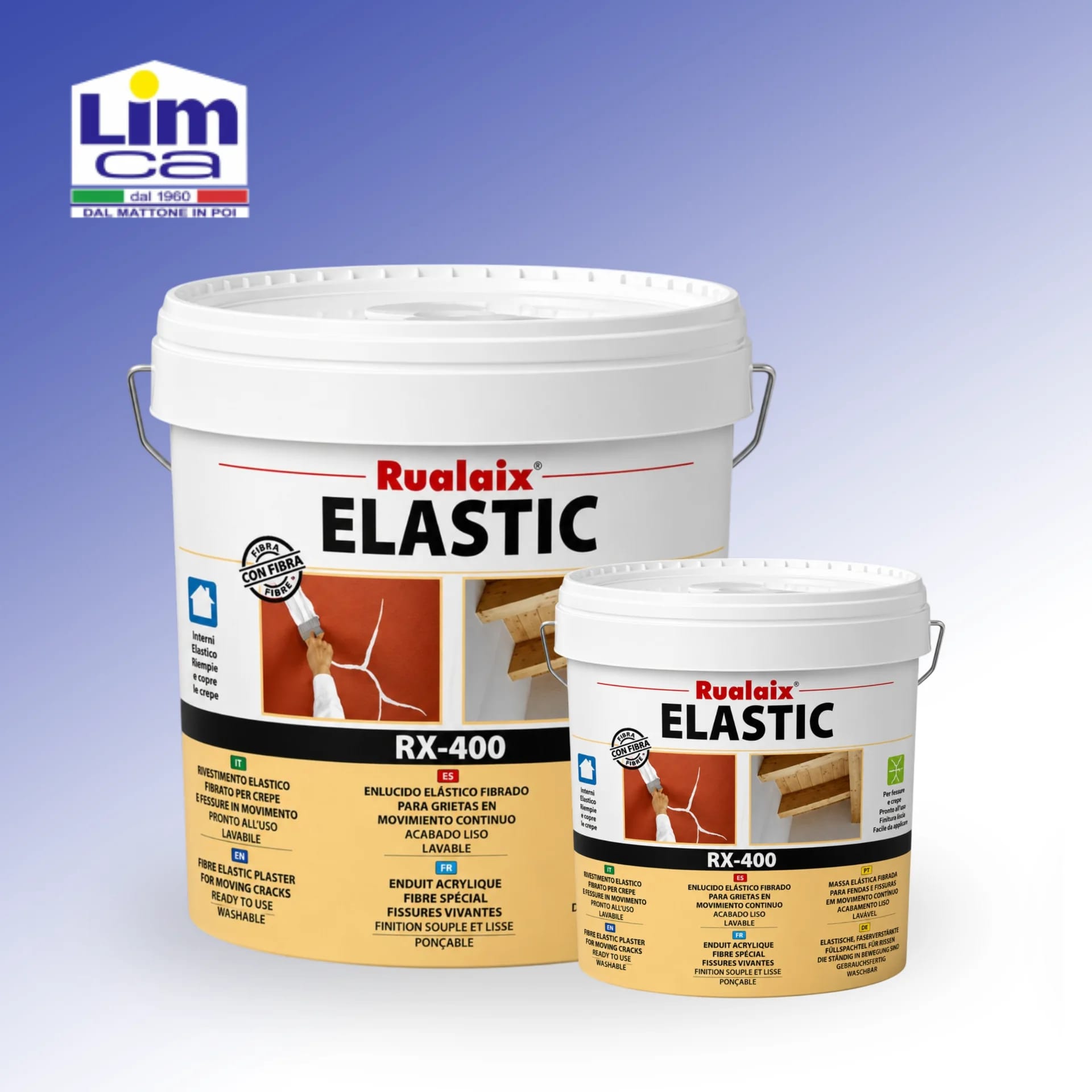RUALAIX ELASTIC RX-400 - Stucco in pasta per soffitti e facciate