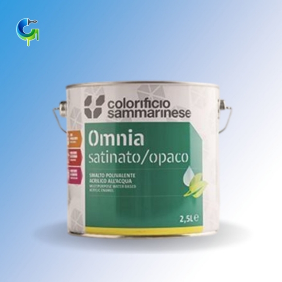 Immagine di Omnia SATINATO - smalto all'acqua per legno, ferro, plastica