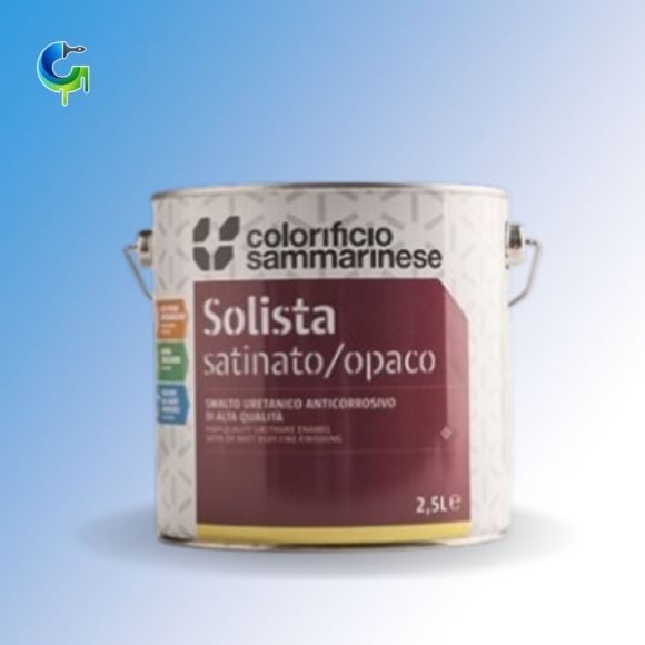Immagine di Solista SATINATO - smalto a solvente anticorrosivo