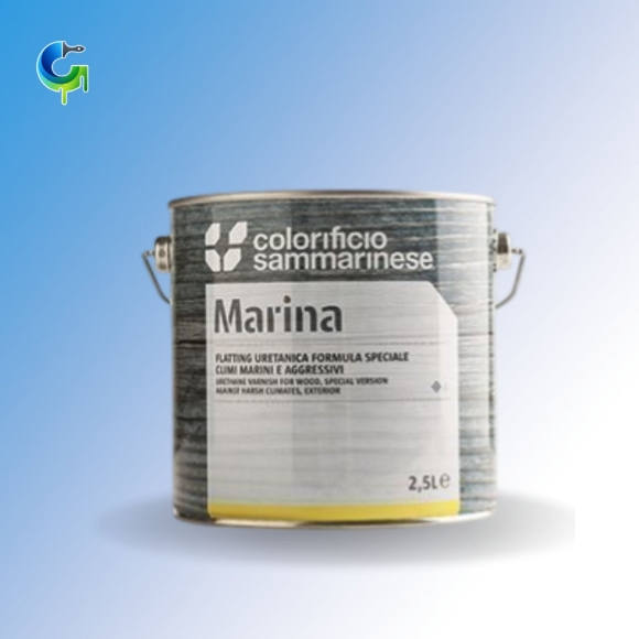 Immagine di Flatting Marina Lucida - vernice trasparente per legno
