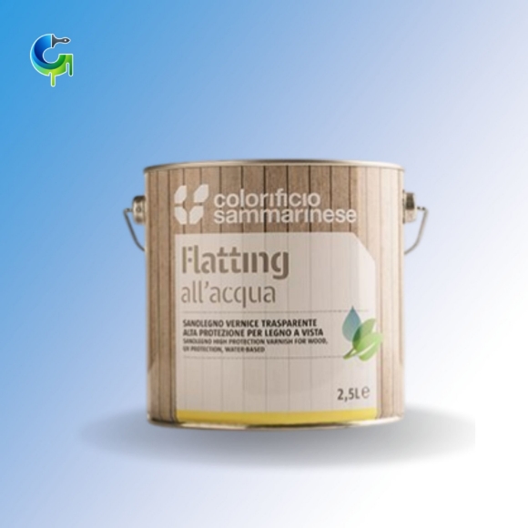 Immagine di SANOLEGNO FLATTING SATINATA - vernice trasparente all'acqua