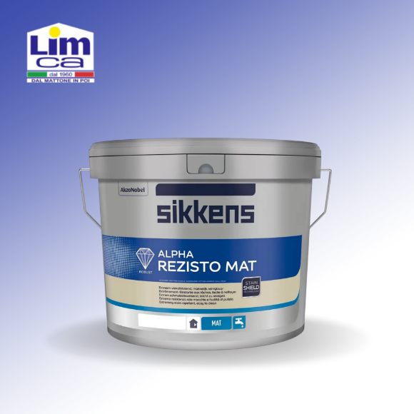 alpha rezisto mat idropittura lavabile opaca per interni
