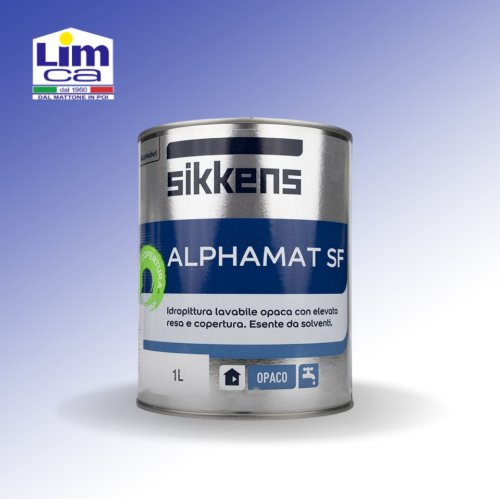 alphamat sf idropittura murale lavabile opaca per interni
