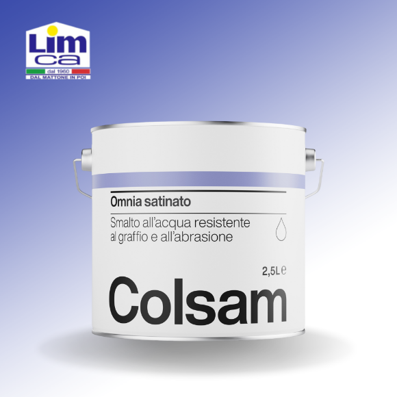 omnia satinato smalto allacqua per legno ferro plastica