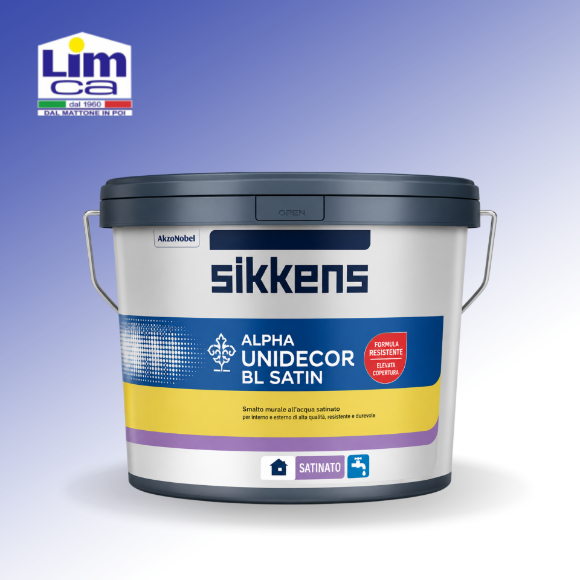 Immagine di ALPHA UNIDECOR BL SATIN - smalto all'acqua murale satinato