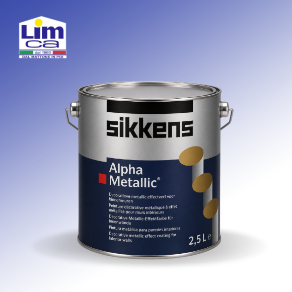 Immagine di ALPHA METALLIC - Idropittura murale decorativa effetto metallizzato