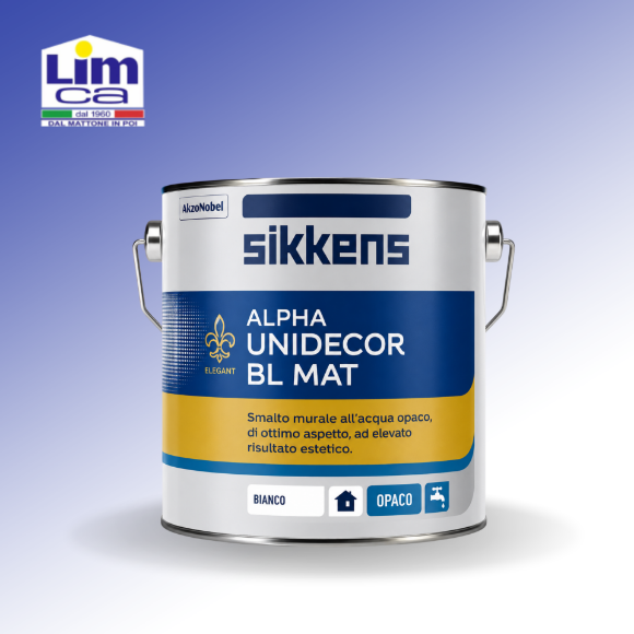 Immagine di ALPHA UNIDECOR BL MAT - Smalto all'acqua opaco interni