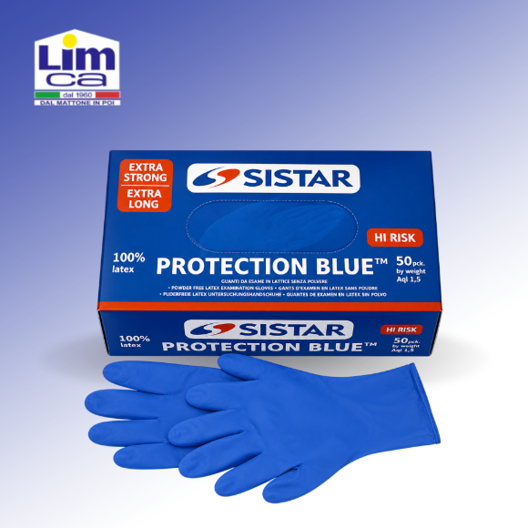 Immagine di PROTECTION BLUE - Guanti monouso in lattice