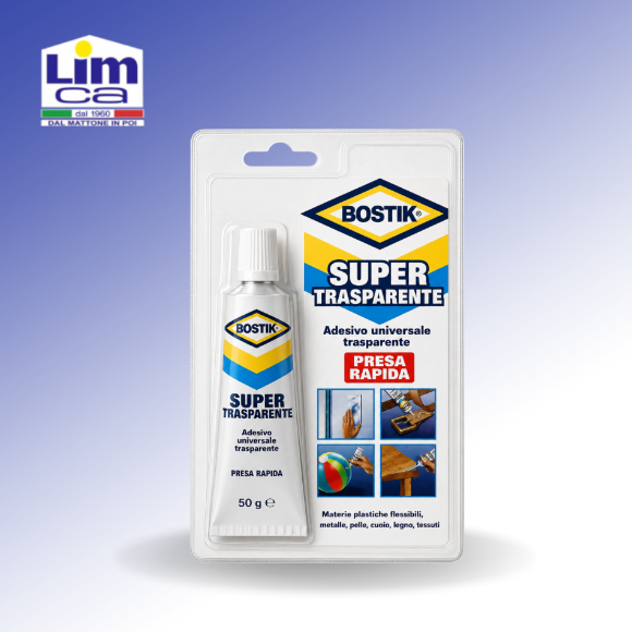 Immagine di BOSTIK SUPERTRASPARENTE - Adesivo trasparente a contatto incolore, di utilizzo universale
