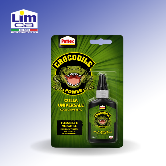 Immagine di PATTEX CROCODILE - Adesivo universale forte, flessibile, per applicazioni in interni ed esterni. 