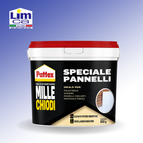 Immagine di PATTEX PANNELLI - Adesivo per l’incollaggio di elementi decorativi e pannelli isolanti