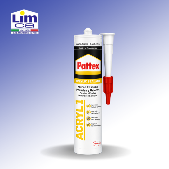 Immagine di PATTEX ACRYL ONE - Silicone acrilico verniciabile