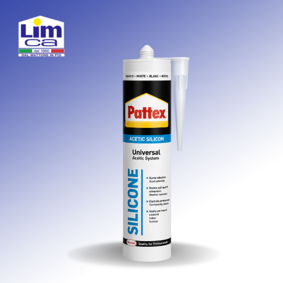 Immagine di PATTEX SILICON 5 - Silicone acetico universale per sanitari