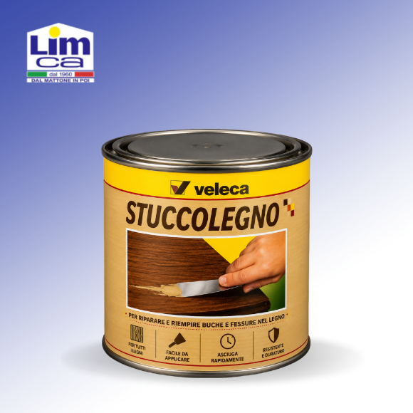 Immagine di STUCCOLEGNO - Stucco in pasta  formulato con vera farina di legno, terre coloranti e resine
