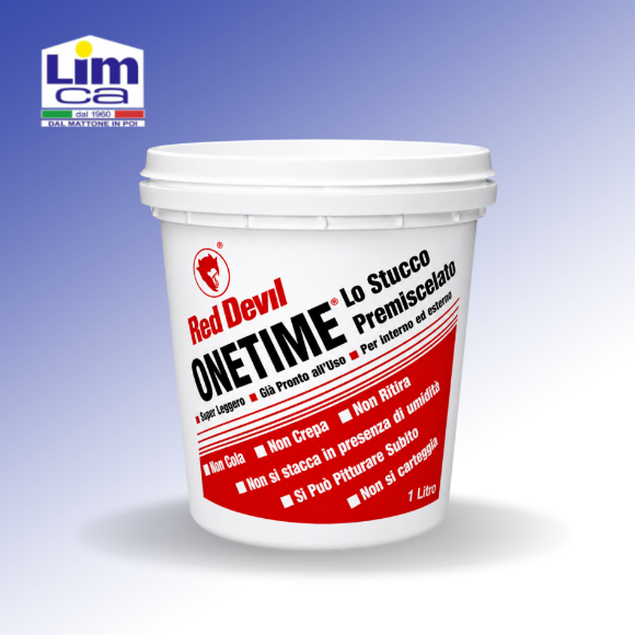 Immagine di ONE TIME RED DEVIL - Stucco acrilico premiscelato