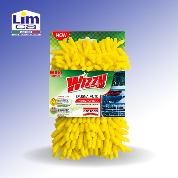 Immagine di WIZZY SPUGNA MICROFIBRA 2 IN 1 - Struttura a doppia azione