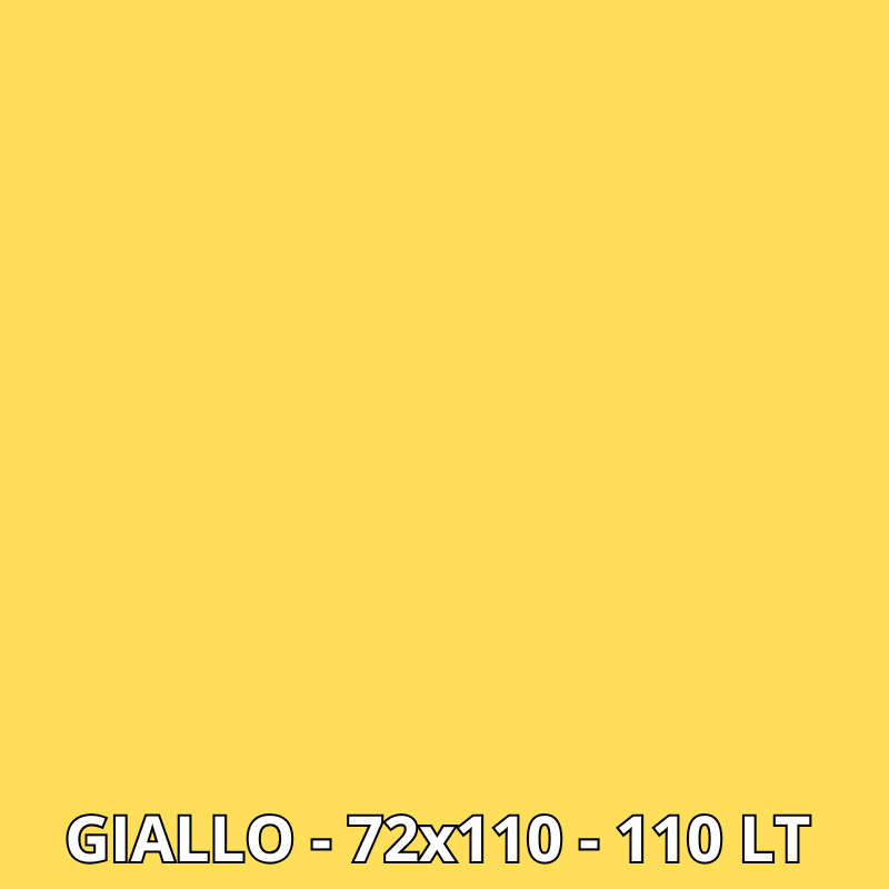 GIALLO - cm 72x110 - 110 LT