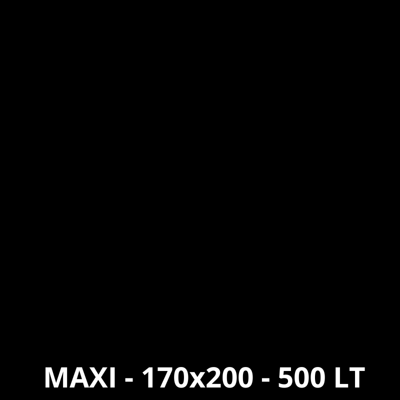 MAXI VOLUME - cm 170x200 - 500 LT