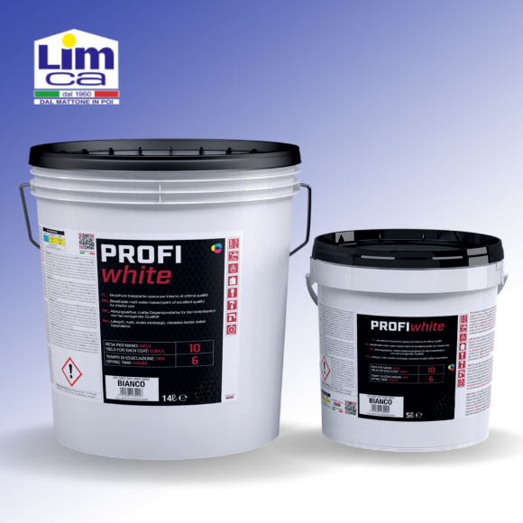 Immagine di PROFI WHITE RAL 9010 14 LT - Idropittura traspirante opaca
