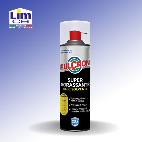 Immagine di FULCRON SUPER SGRASSANTE BASE SOLVENTE - Rimuove grasso, olio, inchiostro